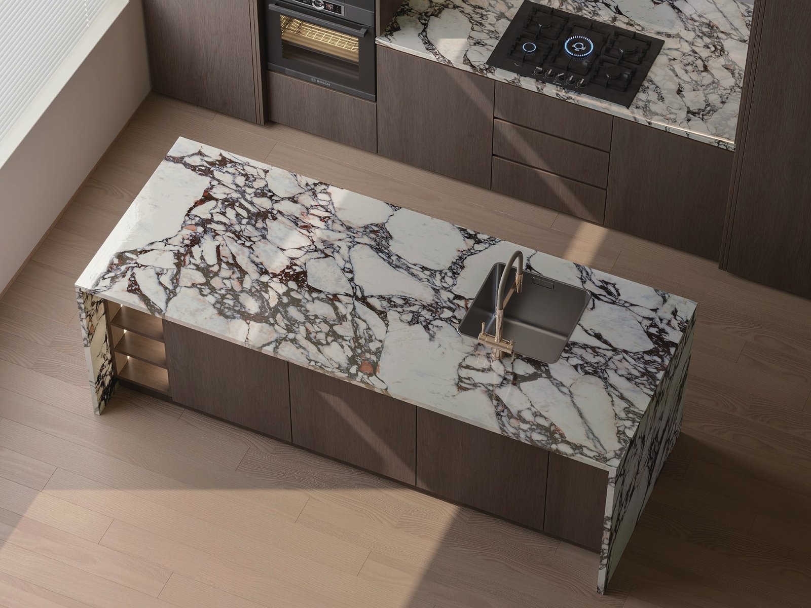Sintered stone project application