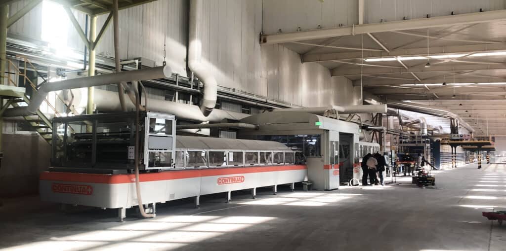  Compression Moulding Process
33000 tons SACMI Production Line