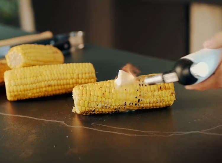 You can cook food directly on the sintered stone countertop