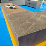 Discover the refined elegance of our Emperador Brown Sintered Stone Slab