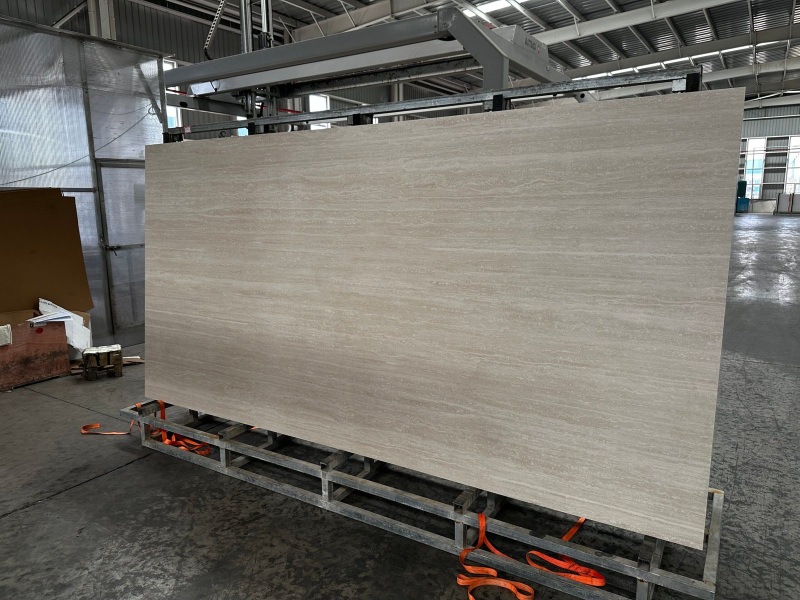 Roma Beige Travertine Slab Photos