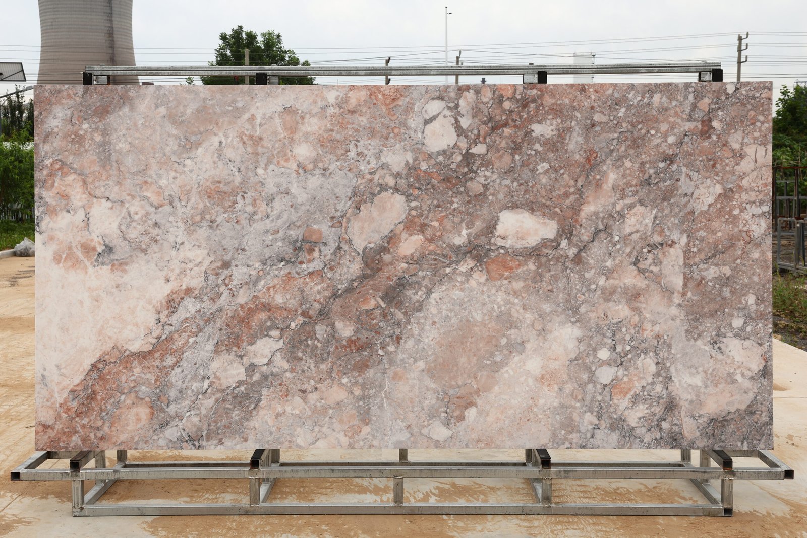 Four Seasons Rose slab photo