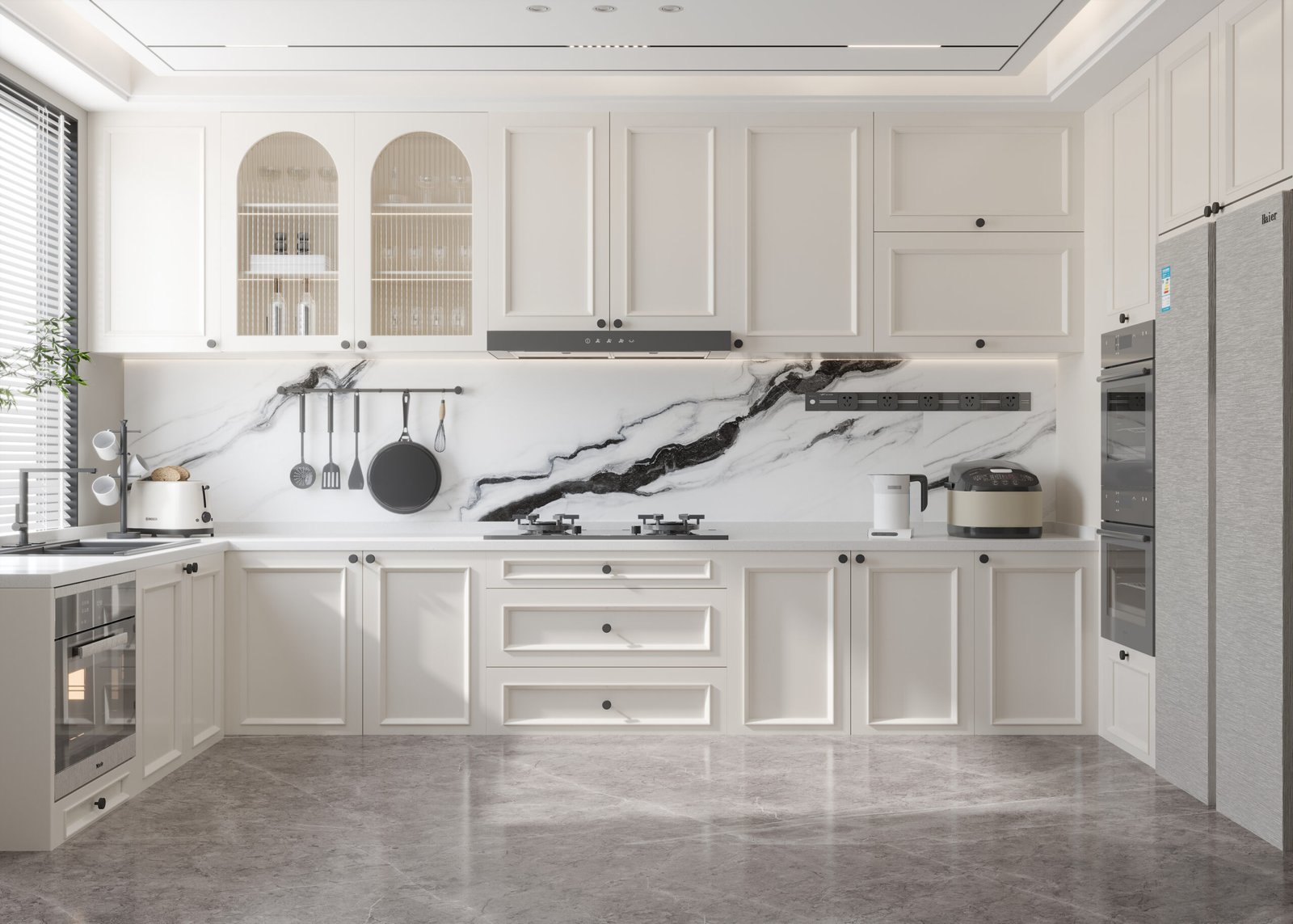 Panda White Application Renderings