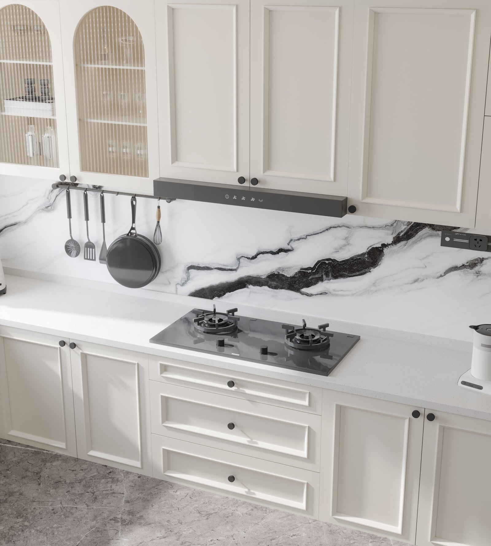 Panda White Application Renderings